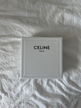 CELINE Paris White Belt Gift Box
